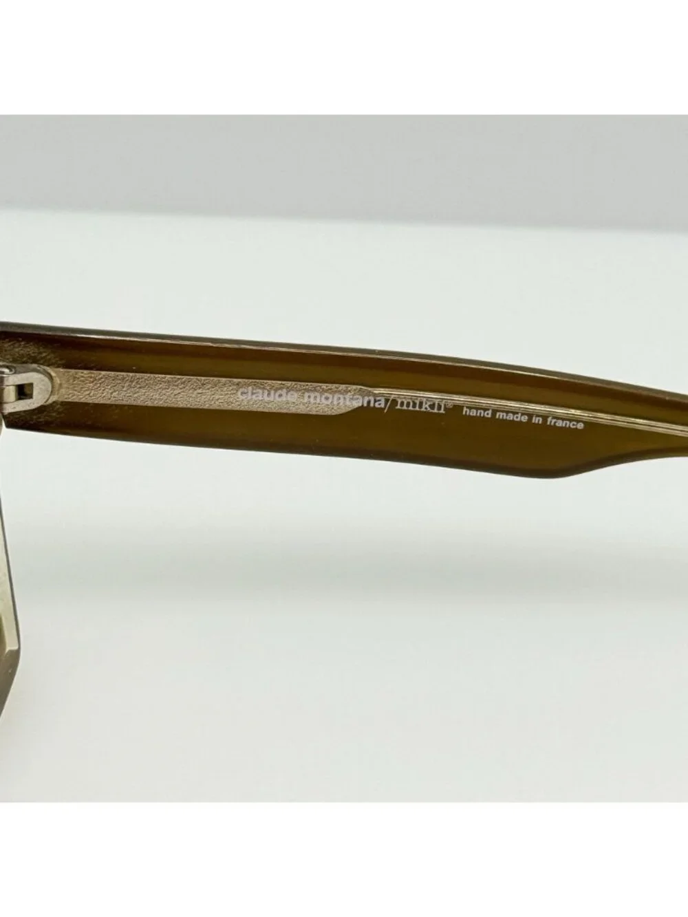 Claude Montana / Mikli Sunglasses 533 716 CM 86 Gold France Vintage Retro RARE